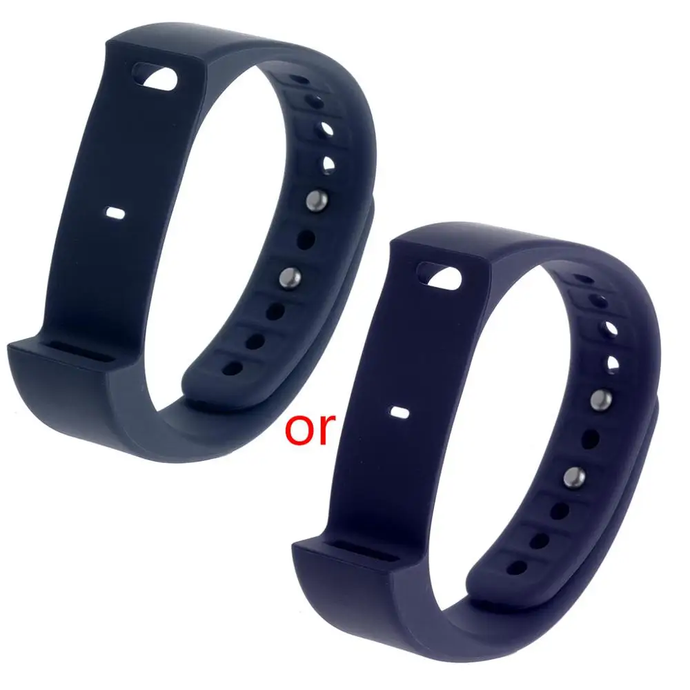 BL Replacement TPU Band Strap Wristband For Iwown i5 plus Sports Smart Bracelet - Цвет: BL