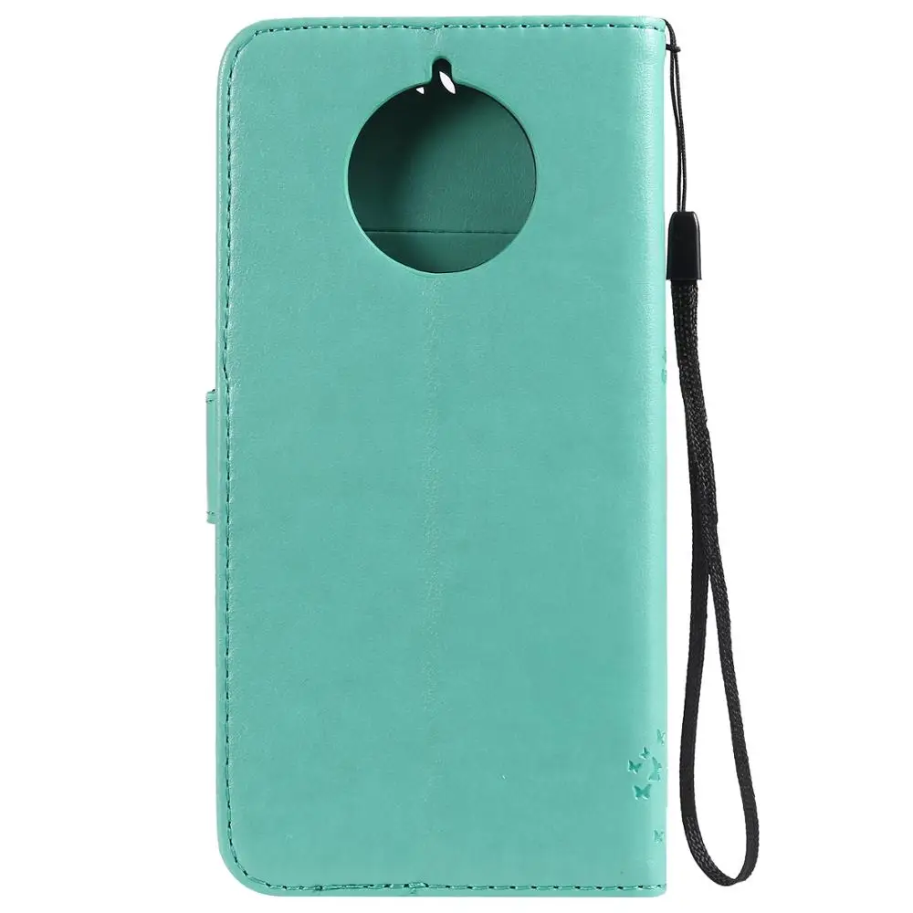 Кота и дерева откидной Чехол-кошелек с подставкой из искусственной кожи для