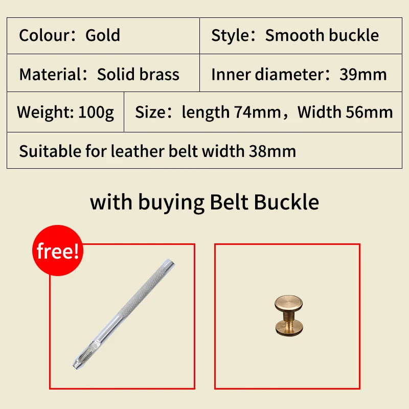 Luxury Gold Series Metal Belt Buckle Western Cowboy Solid Brass Buckles Fit 4cm Wide Men Women Jeans Clothes Accessories |