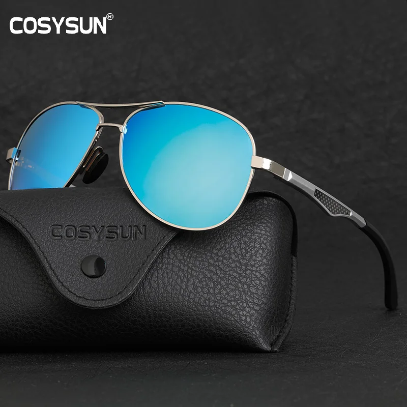 Мужские поляризационные алюминиевые мужские классические солнцезащитные очки