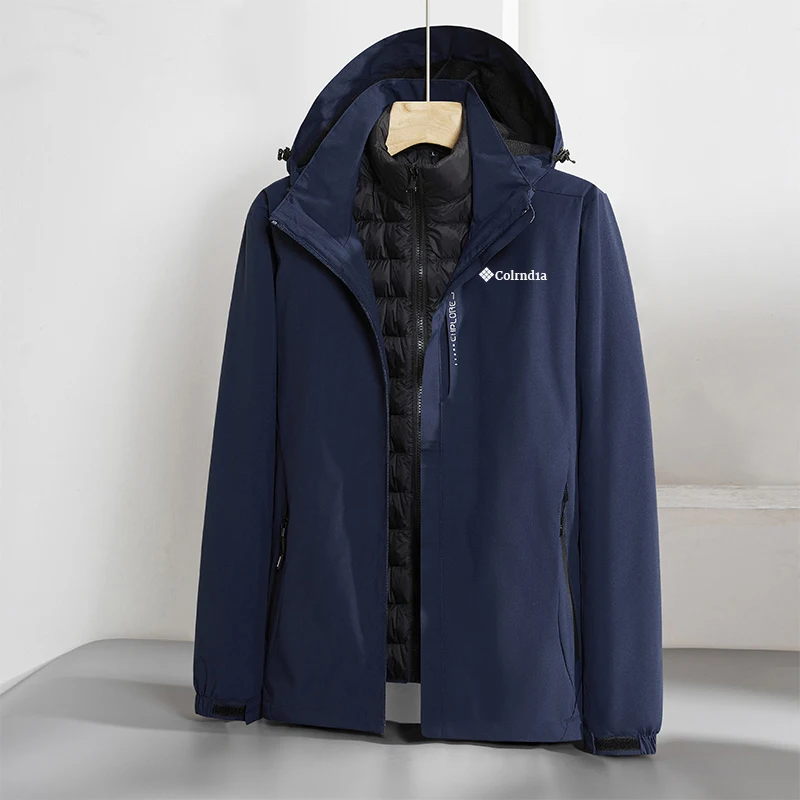 A Versatile 3-in-1 Couples Outdoor Rain Jacket With a Waterproof-Breathable Shell Classic Features Zip Pockets Board Anywhere enlarge