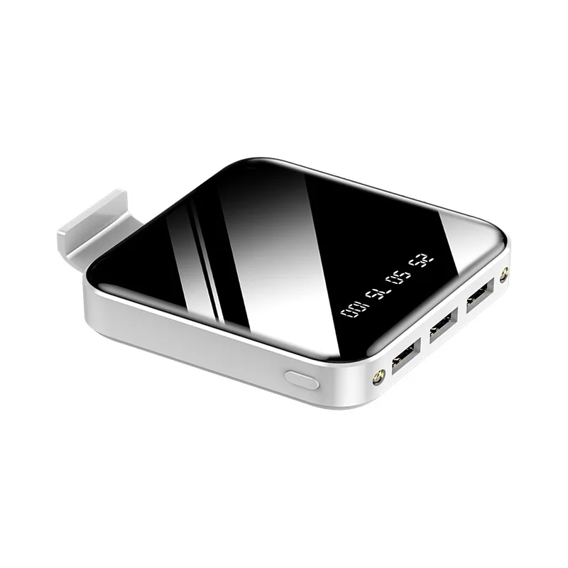 Power Bank 20000mAh мини панель солнечных батарей повербанк Зеркало экран Портативное