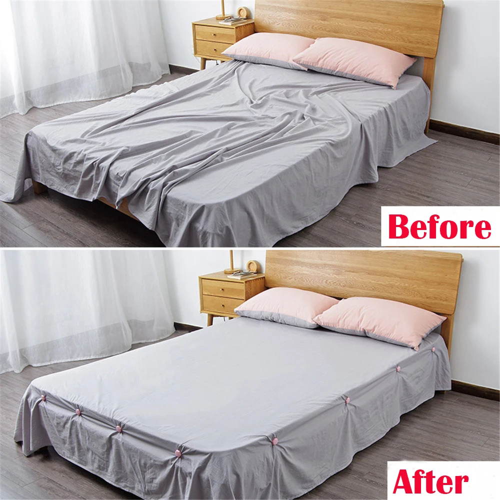 4 шт./компл. пластиковый держатель для простыни зажимы ремень крепления матраса