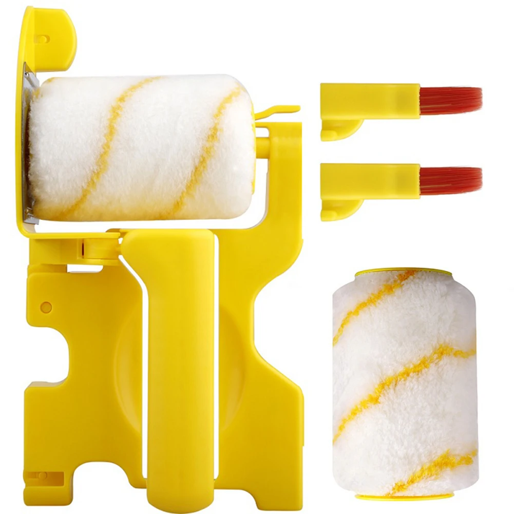 

Clean-Cut Paint Edger Roller Brush Multifunctional Wall Ceiling Door Treatment Wall Painting Roller Brush Set