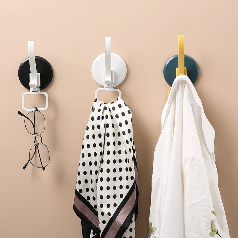 

1Pc New Simple Disc Three Hook Hook Self Adhesive Towel Key Clothes Coat Hook Bedroom Robe Hook Bathroom Kitchen Accessories