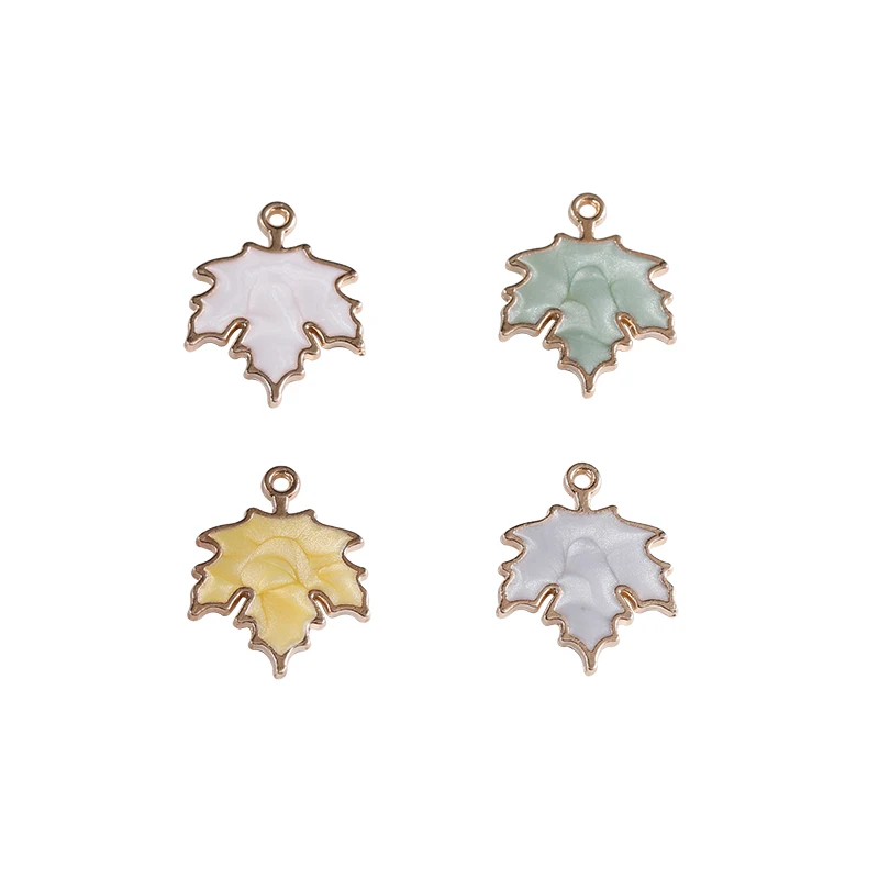 Сплав кленовый лист Капельное масло аксессуары diy Ювелирный материал