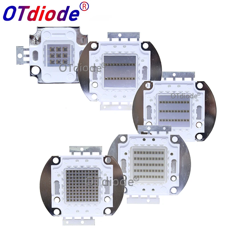 

High Power LED Chip 730nm 850nm 940nm IR LED Infrared 1W 3W 5W 10W 20W 30W 50W 100W 850 nm 940 nm Emitter Light Lamp LED Diode