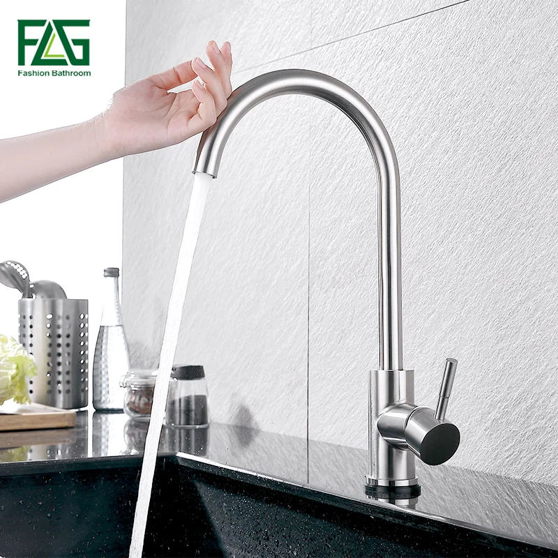 

FLG Kitchen Faucets torneira para cozinha de parede Crane For kitchen faucet touch Tap Three Ways Sink Mixer Kitchen Faucet