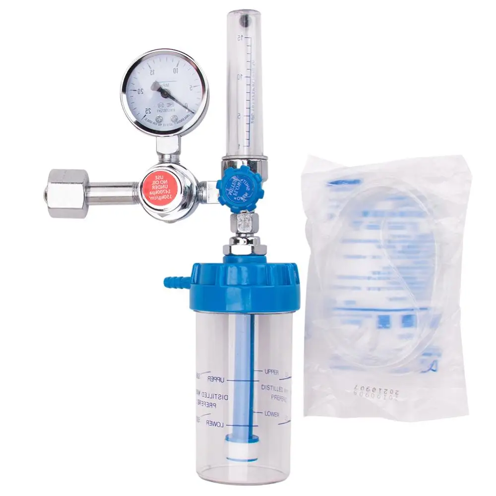 Медицинский счетчик кислорода O2 (с полными аксессуарами) клапан регулятора
