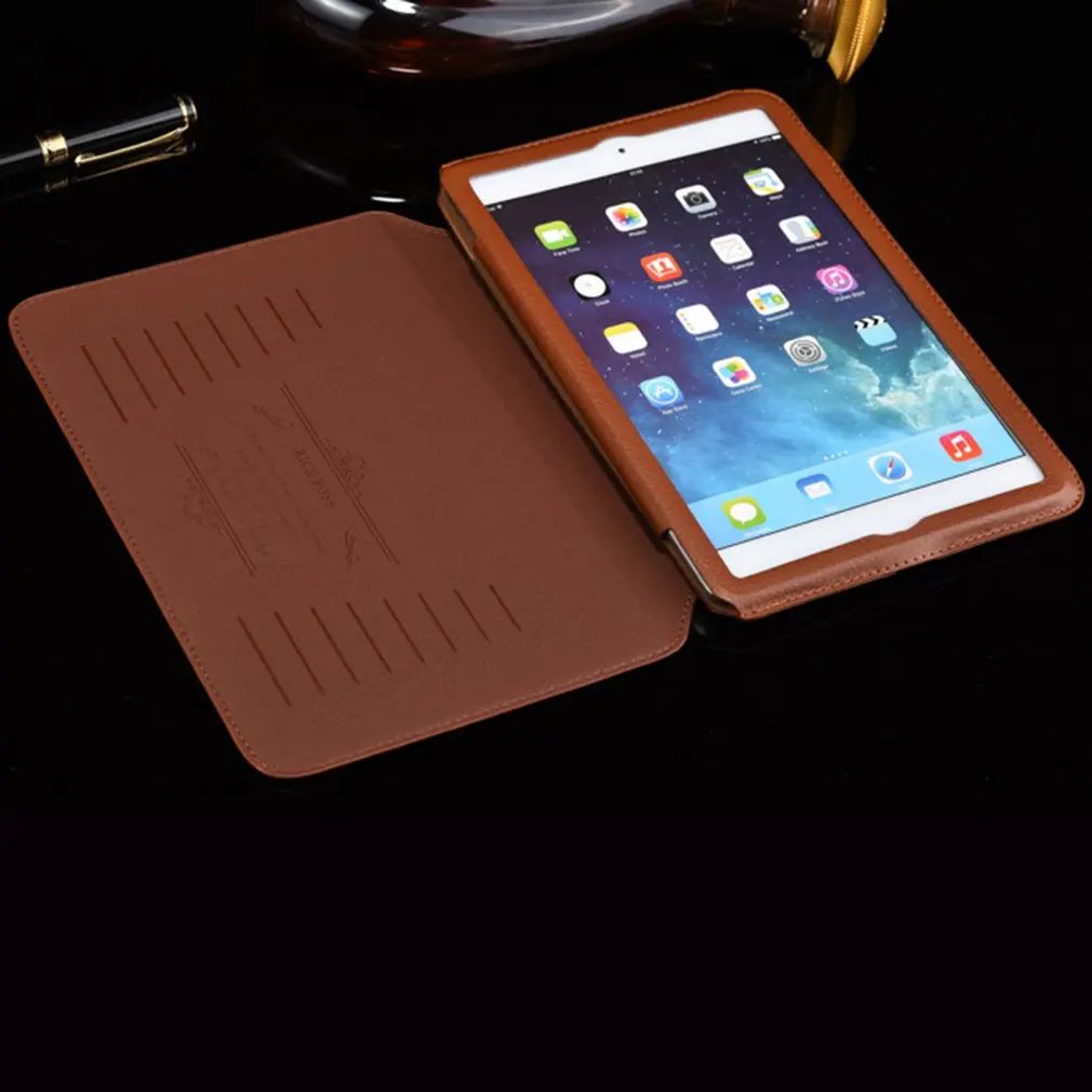 Ipad Pro первый слой Воловья кожа плоская крышка бизнес ультра-тонкий ARI 2 для Apple