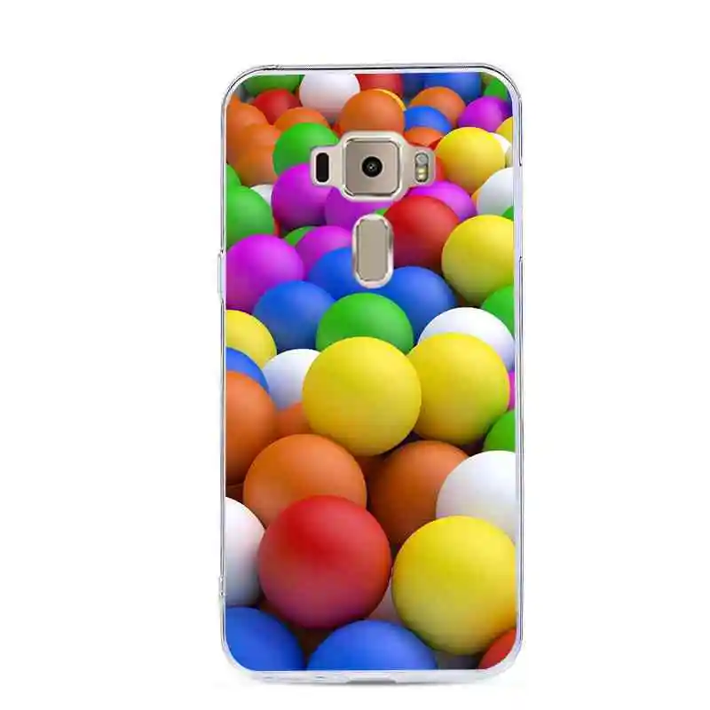 Чехол J&R для Asus ZenFone 3 ZE552KL из мягкого силикона с печатью, защитный чехол Funda.