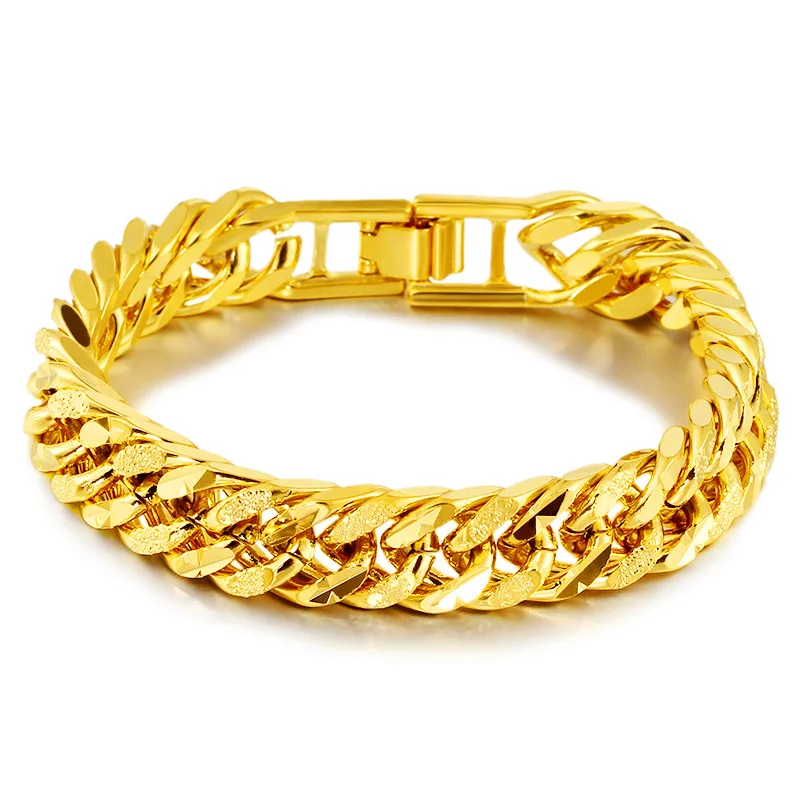 

BOEYCJR Double Cold Color Dragon Head Copper Alloy Bracelet Lucky Energy Power Bangles & Bracelets for Men or Women