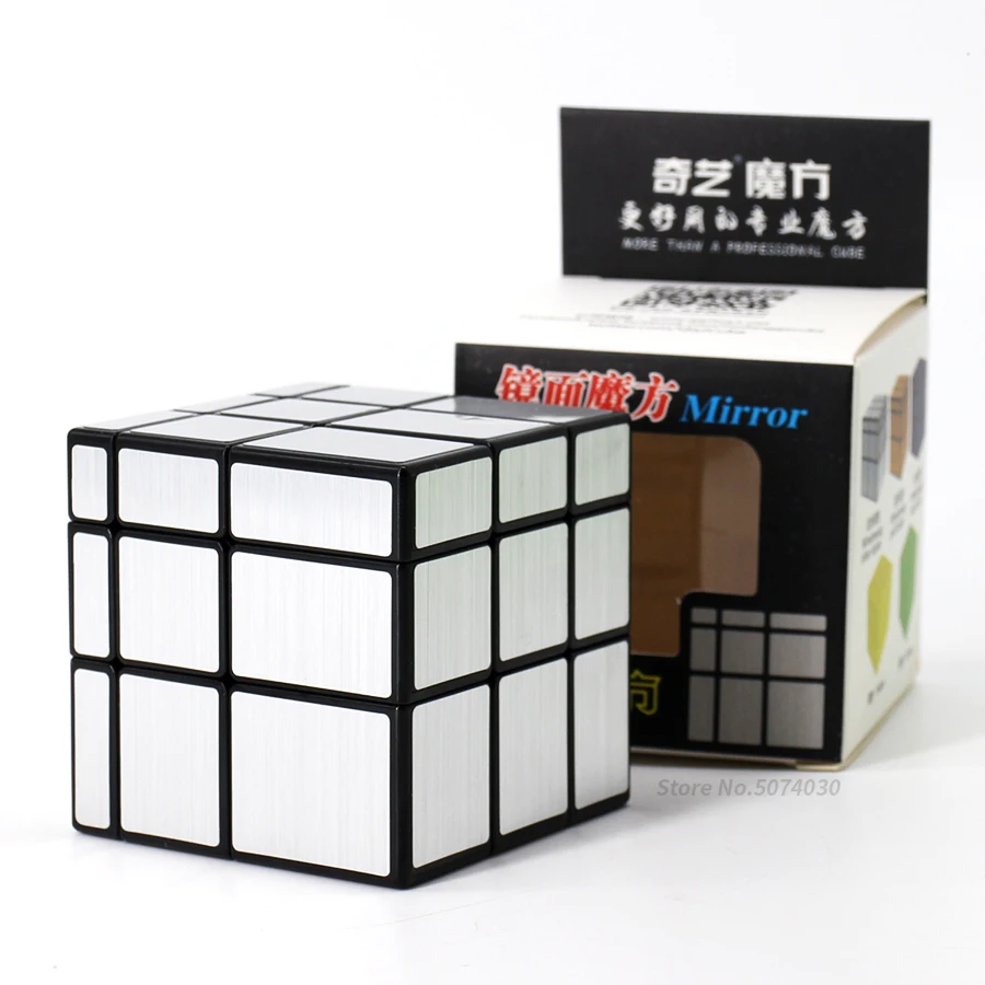 Qiyi зеркальный куб головоломка третий заказ в форме зеркала Детская креативная