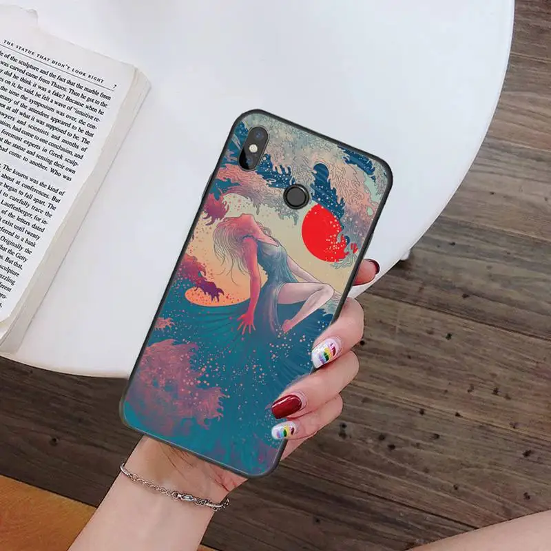 

Japanese cartoon pub wave Anime Dragon Phone Case For Xiaomi Redmi note 7 8 9 t k30 max3 9 s 10 pro lite