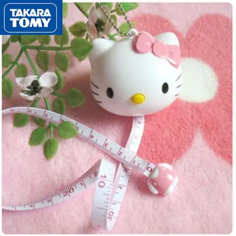 

TAKARA TOMY automatic retractable tape measure doll cute cartoon Hello Kitty tape measure pendant stationery