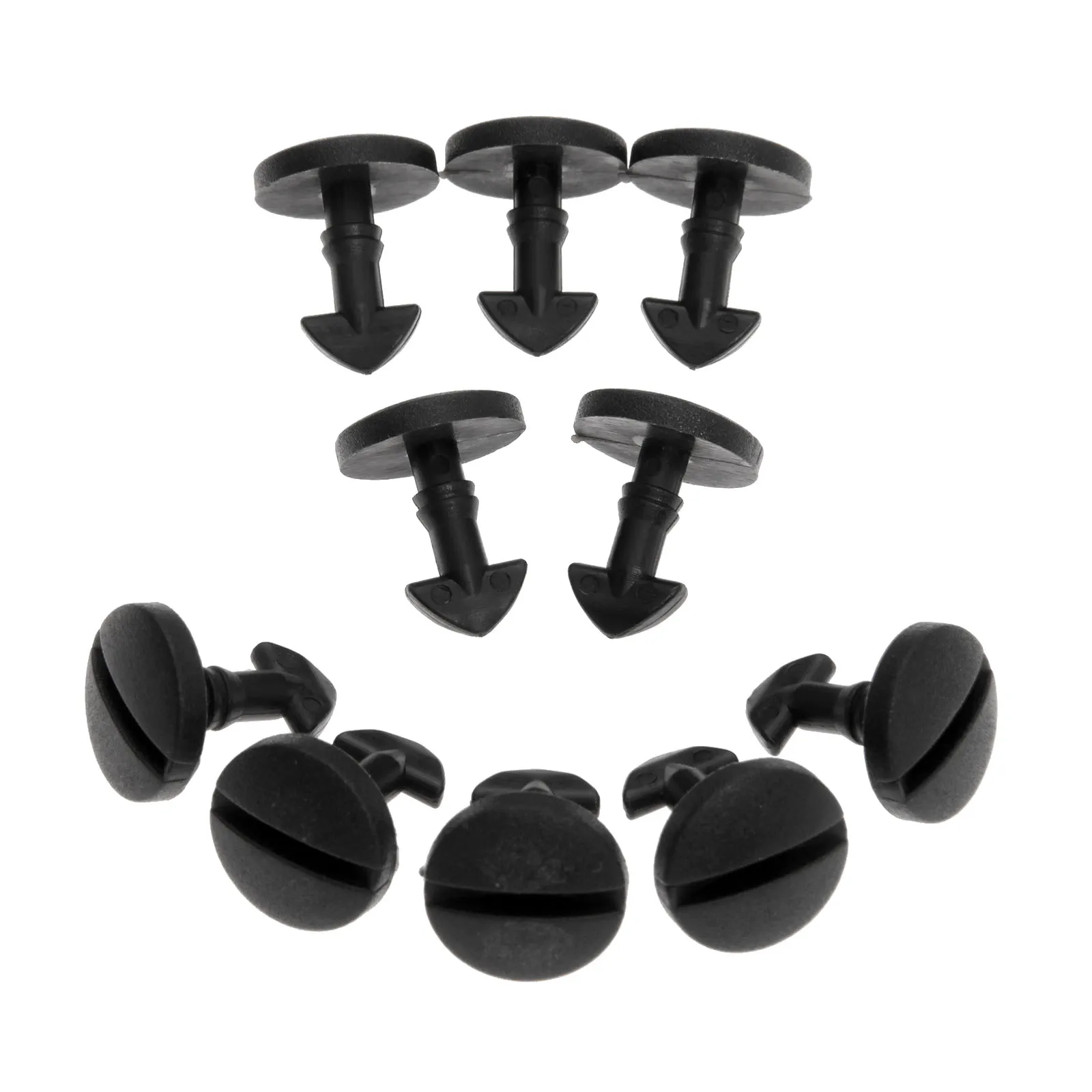 10 шт. автомобильные Зажимы Крепления для заднего бампера буксировочная крышка