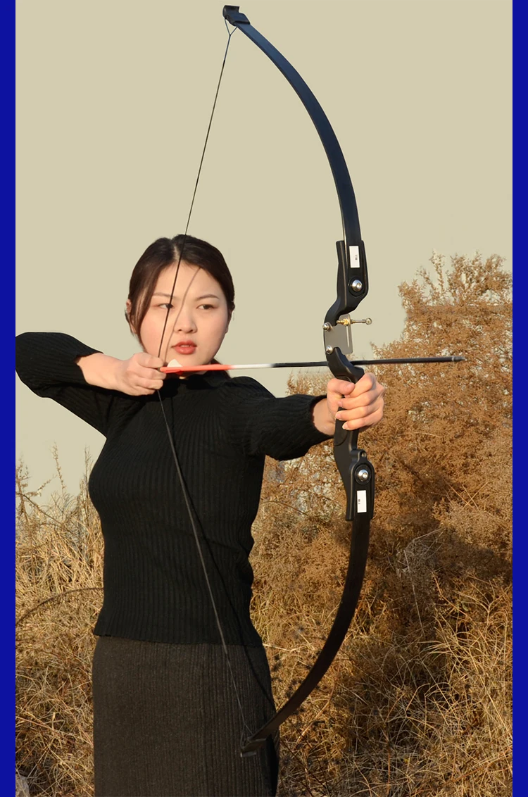 Archery Bow 30 Lbs Recurve With Sight And Arrow Rest For Beginner Hunting Shooting Game Outdoor Sports Right Hand | Спорт и