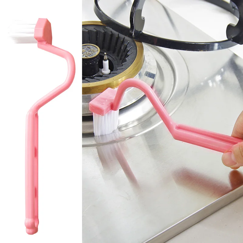 

Home Cleaning Tools 1Pc V Shape Toilet Cleaning Brush Suspension Hand-held Cleaning Brush Bathroom Accessories