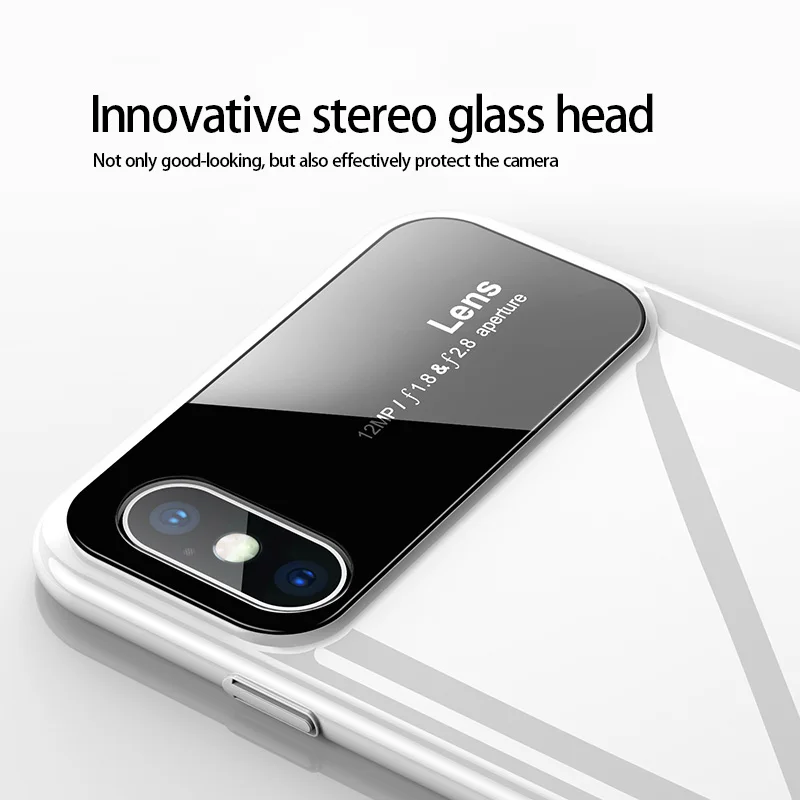 Пластиковый Чехол для Iphone X ультратонкий с защитой от падения на 360 градусов |