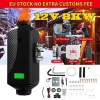 8000w 12v air diesel heater 8kw car heater 10l fuel tank with lcd remote control vent thermostat caravan