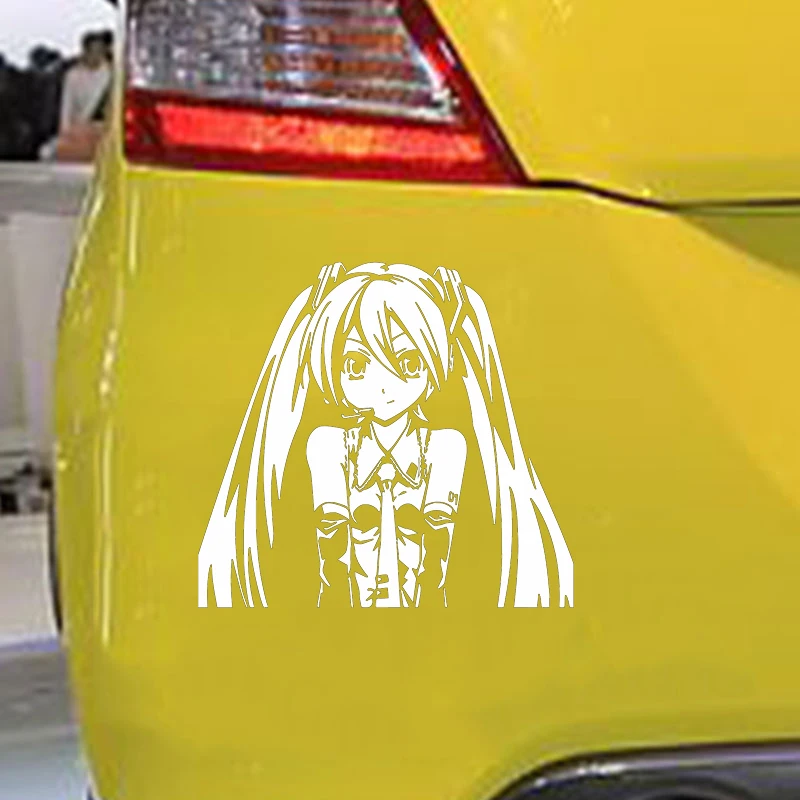 

Cartoon Car Sticker Sexy Hot Girl Vinyl Auto Accessories Car Window Car Styling Decal PVC 11cm*10cm Cover Scratches Waterproof