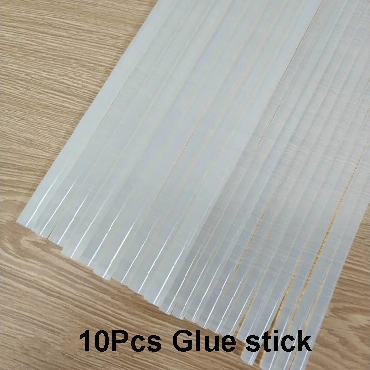 10pcs Glue stick 500 шт. искусственный цветок для Свадьбы вечерние украшения розовый медведь Юбилей Рождество DIY День Святого Валентина подарок на день рождения Розовый венок - Цвет: 10pcs Glue stick