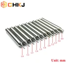 Высокоскоростной стальной направляющий штифт CHKJ для вертикального копировального станка, направляющие штифты из быстрорежущей стали, слесарный инструмент 1,01,21,52,02,53,04,0 мм