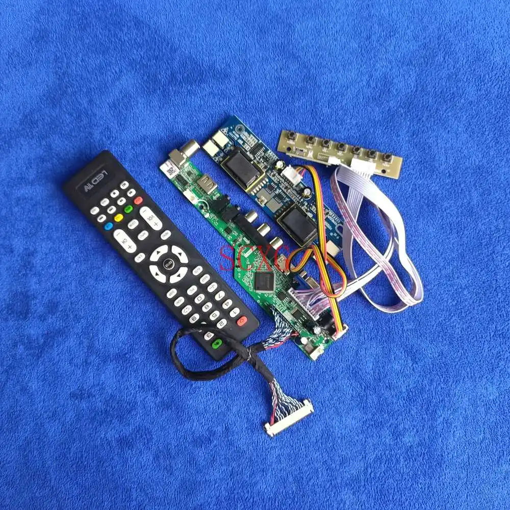 

30 контактный LVDS 4 с холодным катодом (CCFL) сигнала аналоговые подходит M270H1-L01/L0A M270HW01 V0/V1 комплект 1920*1080 ЖК-дисплей панель управляющая плата AV VGA ...