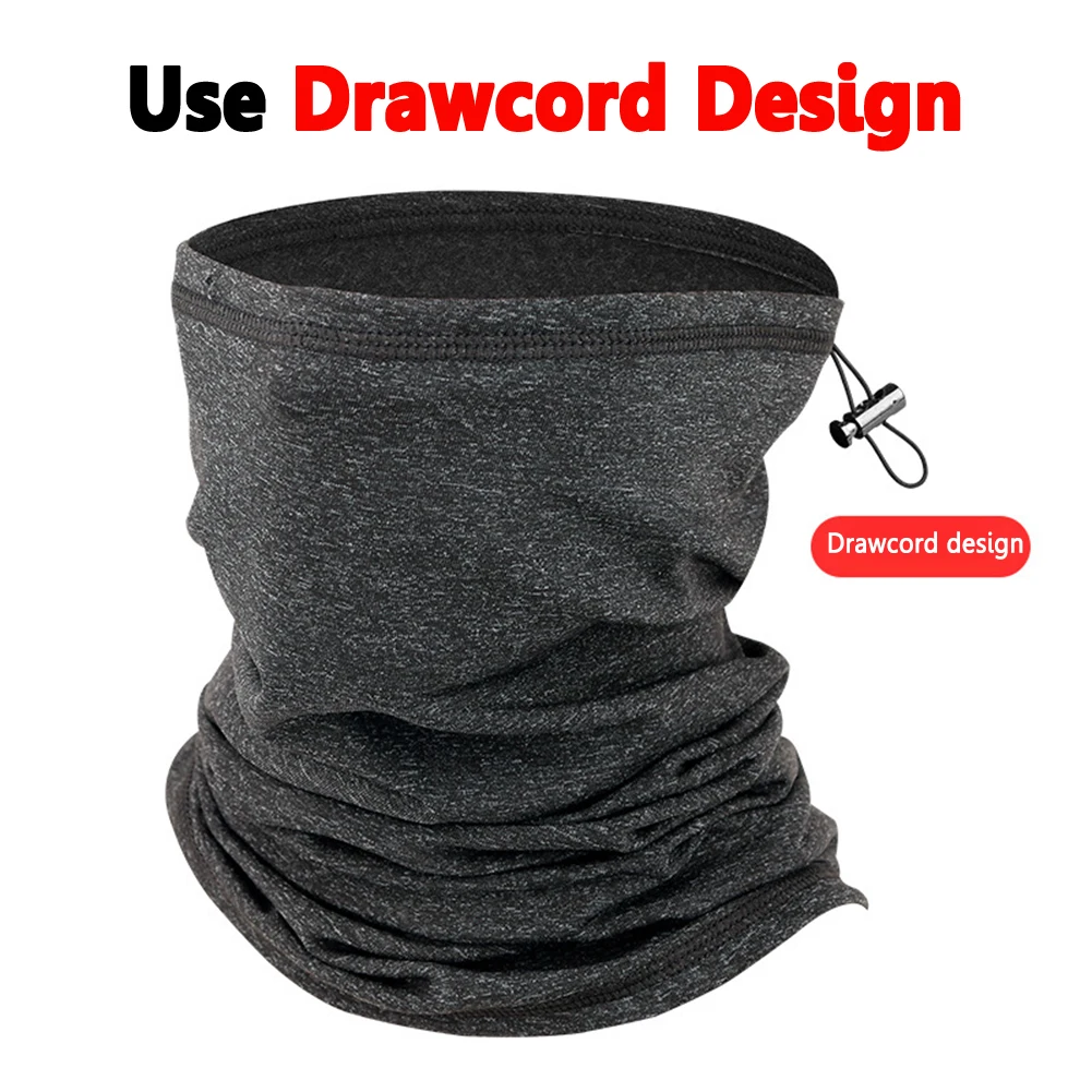 

Зимняя велосипедная теплая Бандана Маска на шею чехол на шнурке ветрозащитный шарф для лыжного сноуборда модный обогреватель для шеи для ж...