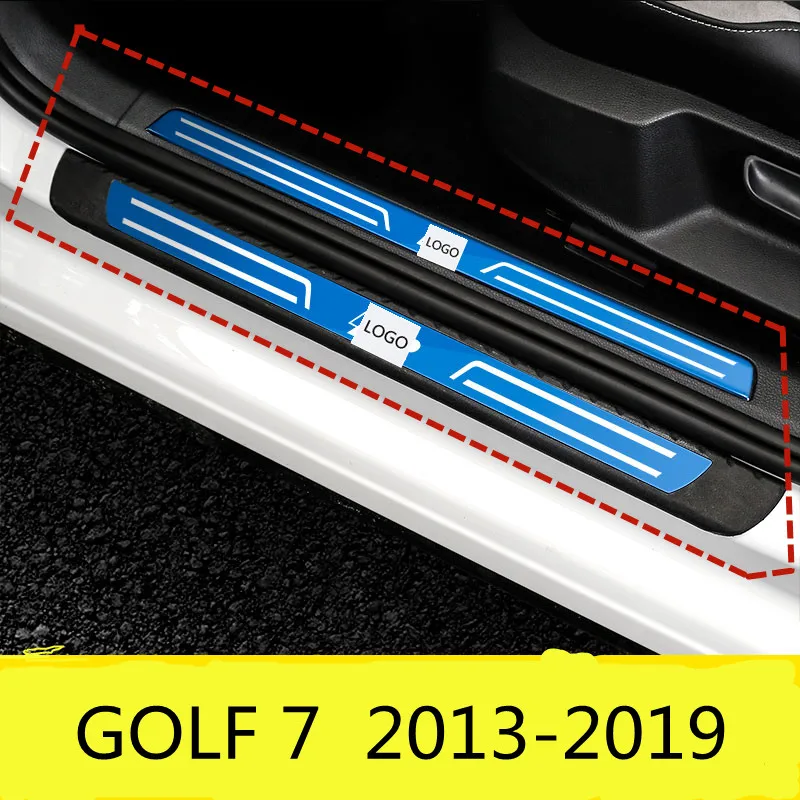 

for Golf 7 MK7 2013-2020 refitting special threshold strip protection pedal protection car accessories