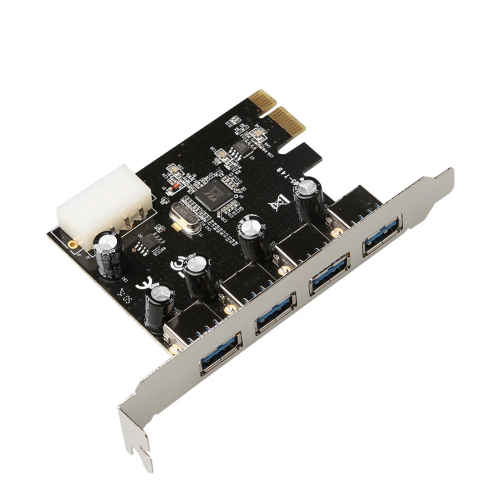 PCIe PCI Express в 4 порта USB 3 0 добавить на карту адаптер конвертер|Платы расширения| |