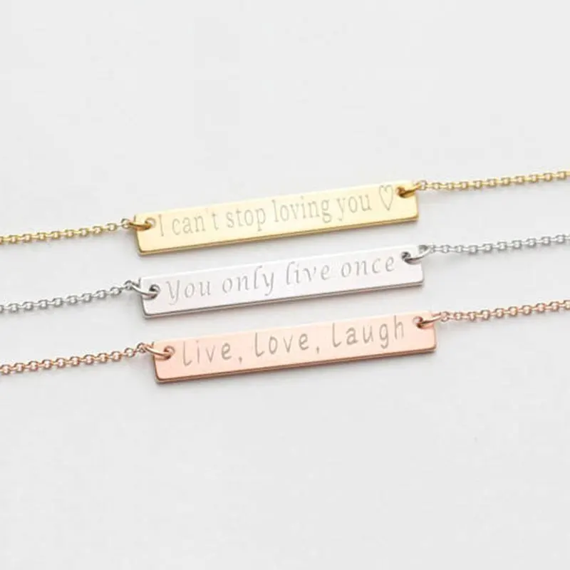 Женские ожерелья с гравировкой координатами по ширине локацией ювелирные