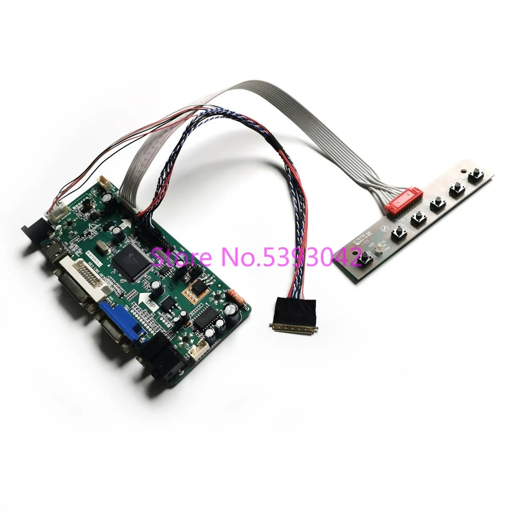 

For N173O6-L01/L02/L03/L04/L06 1600*900 WLED 17.3" VGA+DVI LCD Screen LVDS 40-Pin M.NT68676 Monitor Controller Card DIY Kit