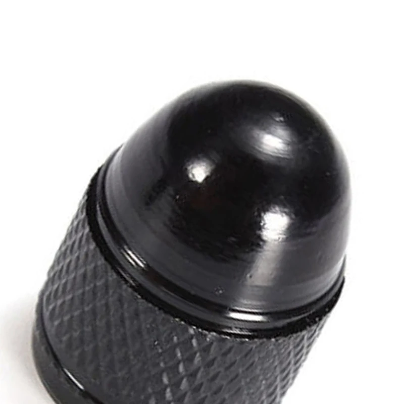 4 шт. Черный алюминиевый сплав обод для шин колпачок шины клапана автомобиля