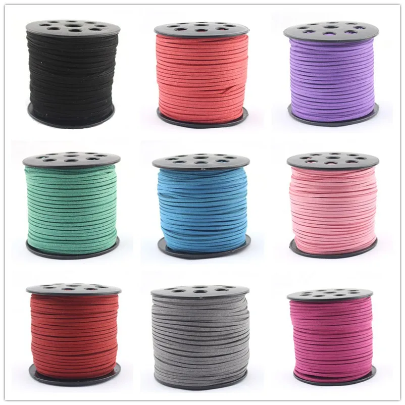 Бесплатная доставка 10 ярдов/комплект заводская цена шнур из искусственной замши