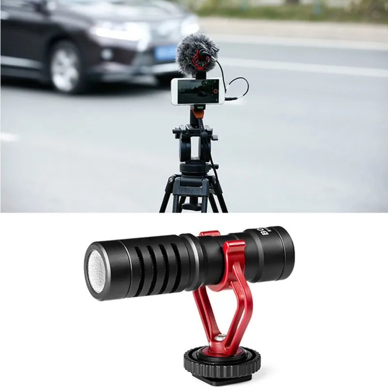 BOYA BY MM1 + микрофон для видеозаписи DSLR камер смартфонов iPhone Android canon nikon Osmo Карманный
