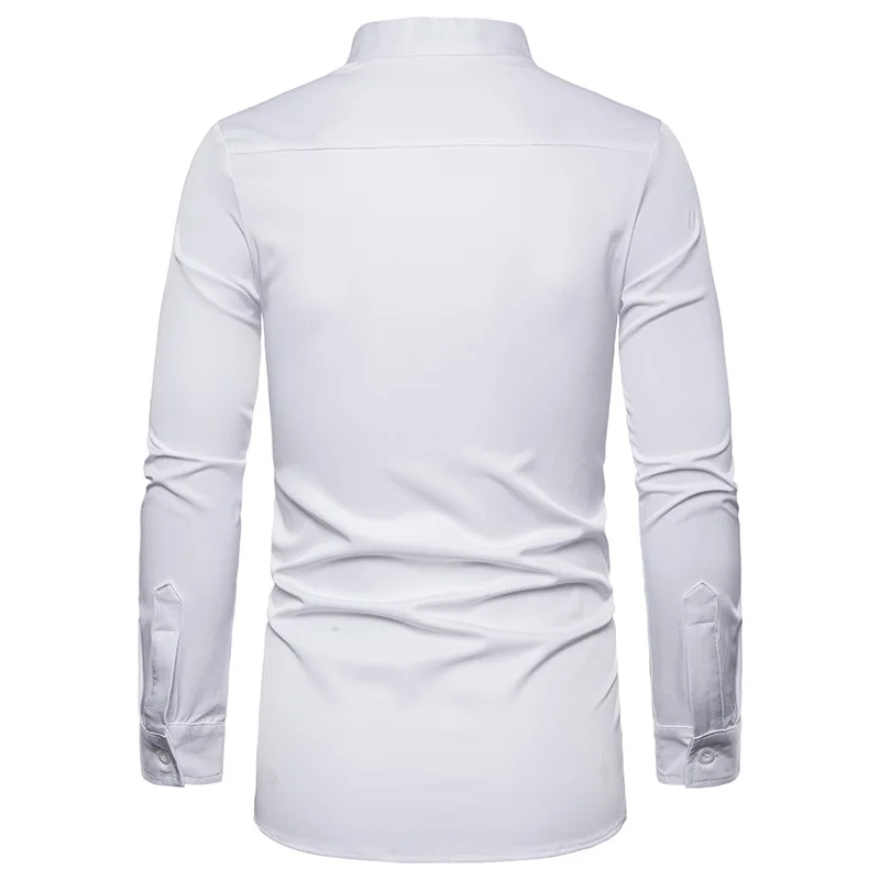 Повседневная рубашка мужская одежда Рубашки Африканский стиль chemise homme модные camisa masculina Фитнес рубашка с принтом