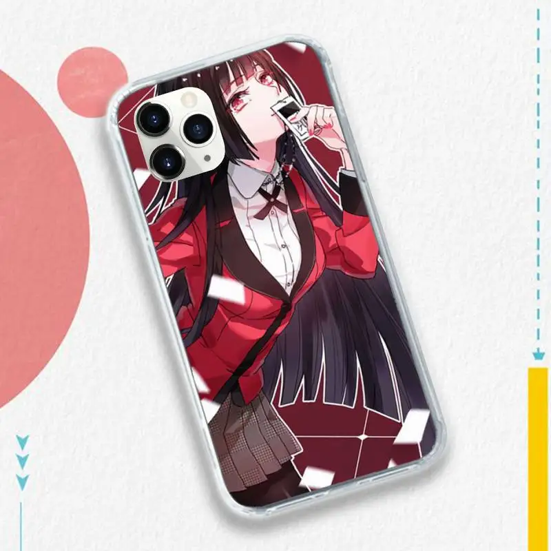 

Anime girl Jabami Yumeko Phone Case for iPhone 11 12 pro XS MAX 8 7 6 6S Plus X 5S SE 2020 XR