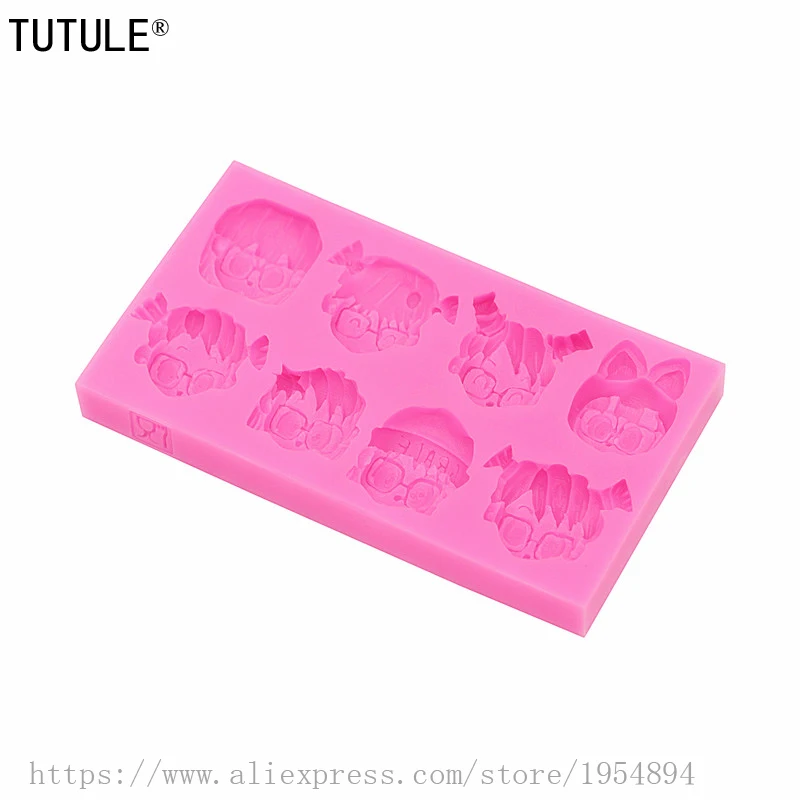 Симпатичная форма с изображением маленькой девочки парафиновая фотоформа для