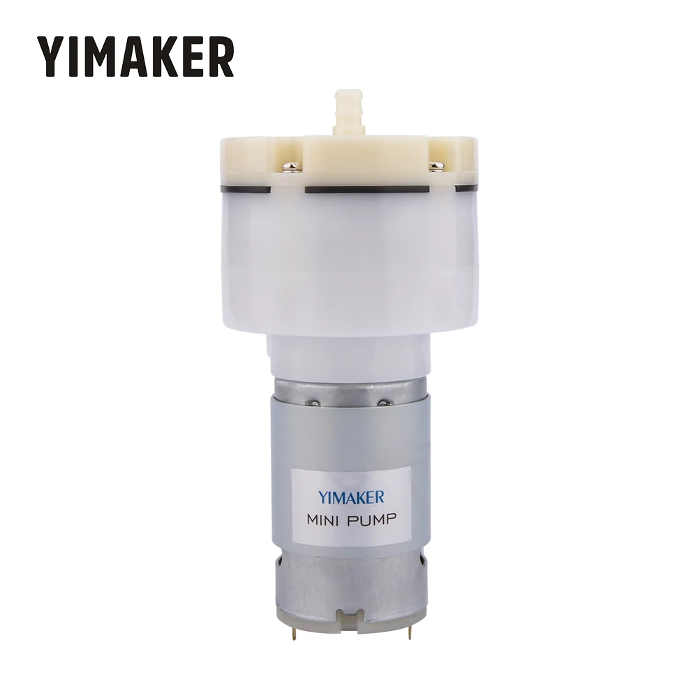 YIMAKER Micro Vacuum Pump DC12V 24V 50Kpa Low Noise Large Flow Splitter Separator Diaphragm Suction Mini Air Pumps