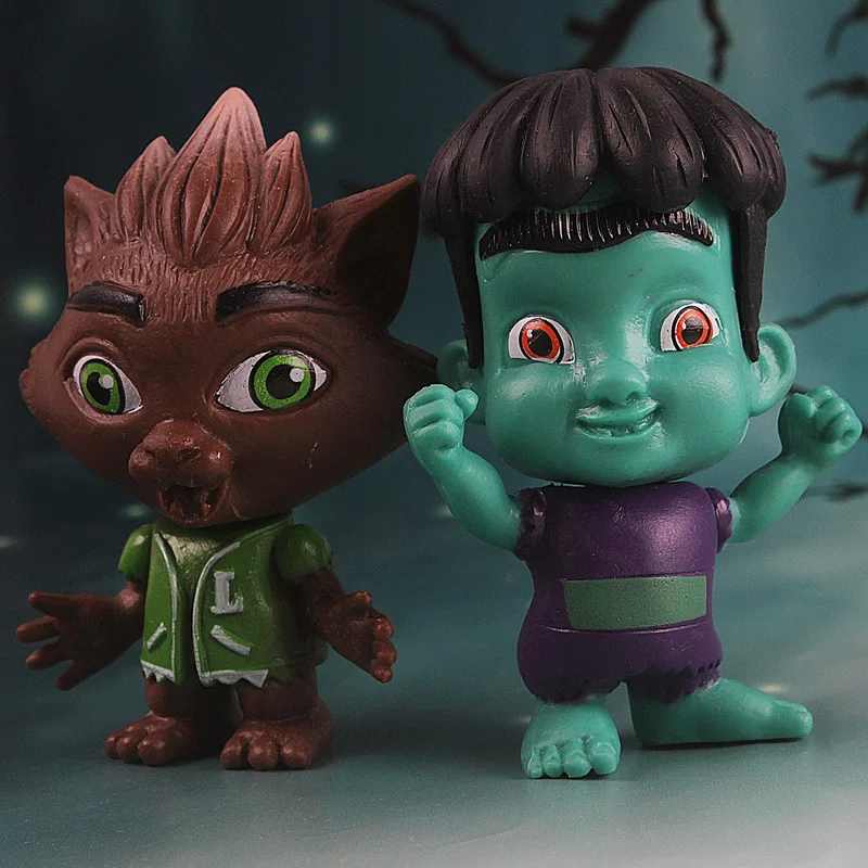Экшн фигурка Super Monsters 6 шт./лот 9 см из ПВХ игрушка настольное украшение модель