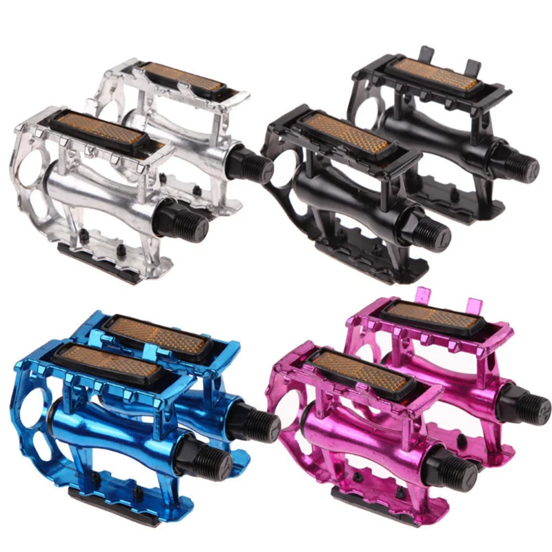 

1Pair mountain bike ultra light bicycle pedal mountain road bike parts pedal bicycle aluminum alloy ultra light hollow pedal