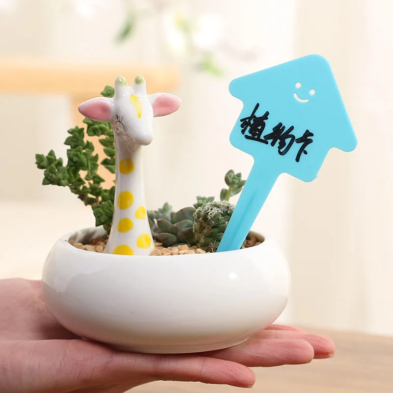 50 шт. бирки для растений Т-образные садовые полипропиленовые пластиковые маркеры