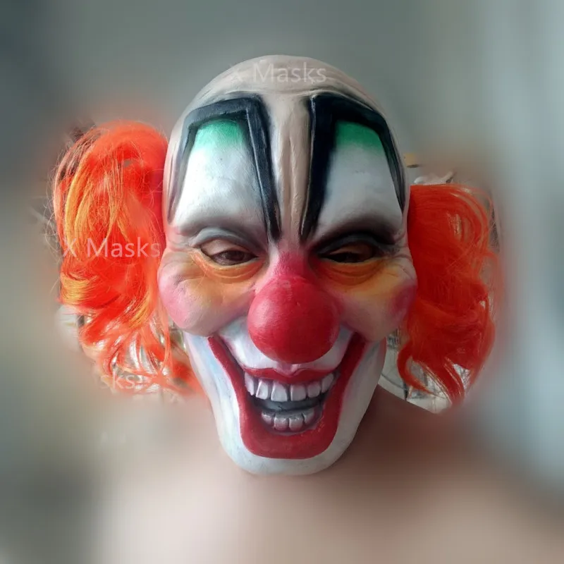 Halloween mask Slipknot mascara face latex masks Horror Slasher Smiley Joker Jinx Clown Friday Stephen Kings it Scary | Дом и сад