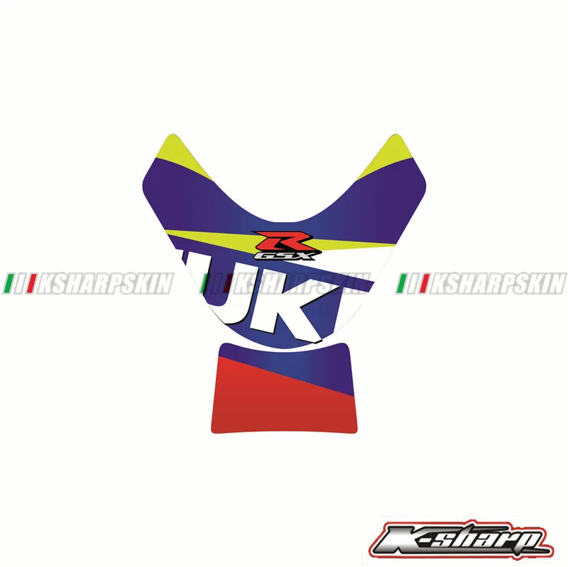 K-sharp 3D ADESIVI Sticker Decal Emblem Protection Tank Pad Cas Cap Fit SUZUKI GSXR600 750 1000 GSXR1000R | Автомобили и