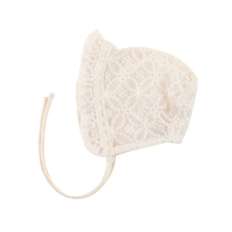 Шапочка для новорожденных реквизит фотосъемки кружевная шапочка аксессуары