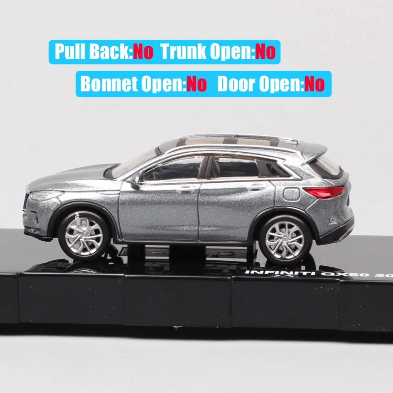 1/64 Scale mini Paudi Infiniti qx60 qx50 qx30 Q60 SUV luxury crossover coupe diecast &amp vehicles model car toy gift for collector | Игрушки