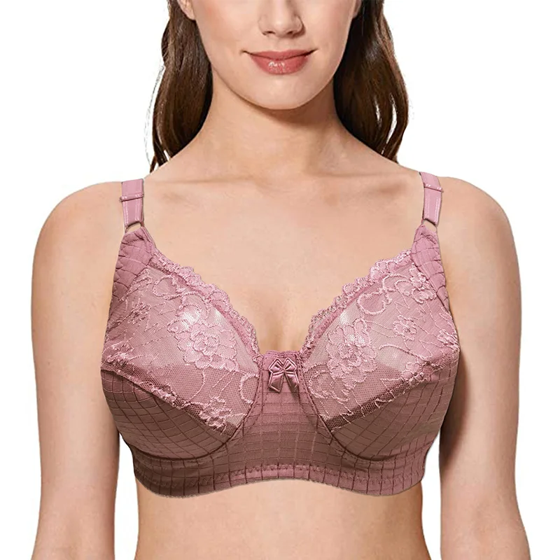 

Bras for Women Big Size Bra D E F Cup Sexy Lace Plus Size Full Coverage Fashion Ultra Thin Underwear 32 34 36 38 40 42 44 46