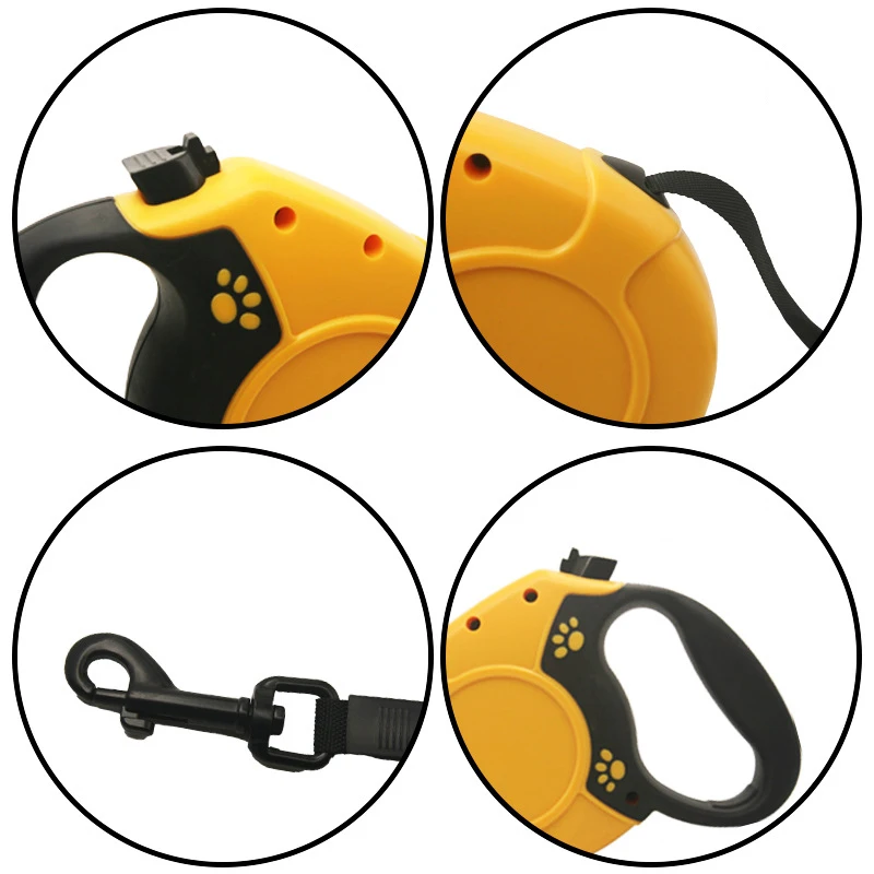 Автоматический выдвижной поводок для собак 5 м 8 прогулок с большими питомцами |