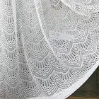 Белые прозрачные кружевные тюлевые занавески s для гостиной, спальни, оконные Цветочные занавески, занавески